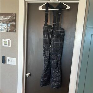 Obermeyer Black Checkered Snow Pants
